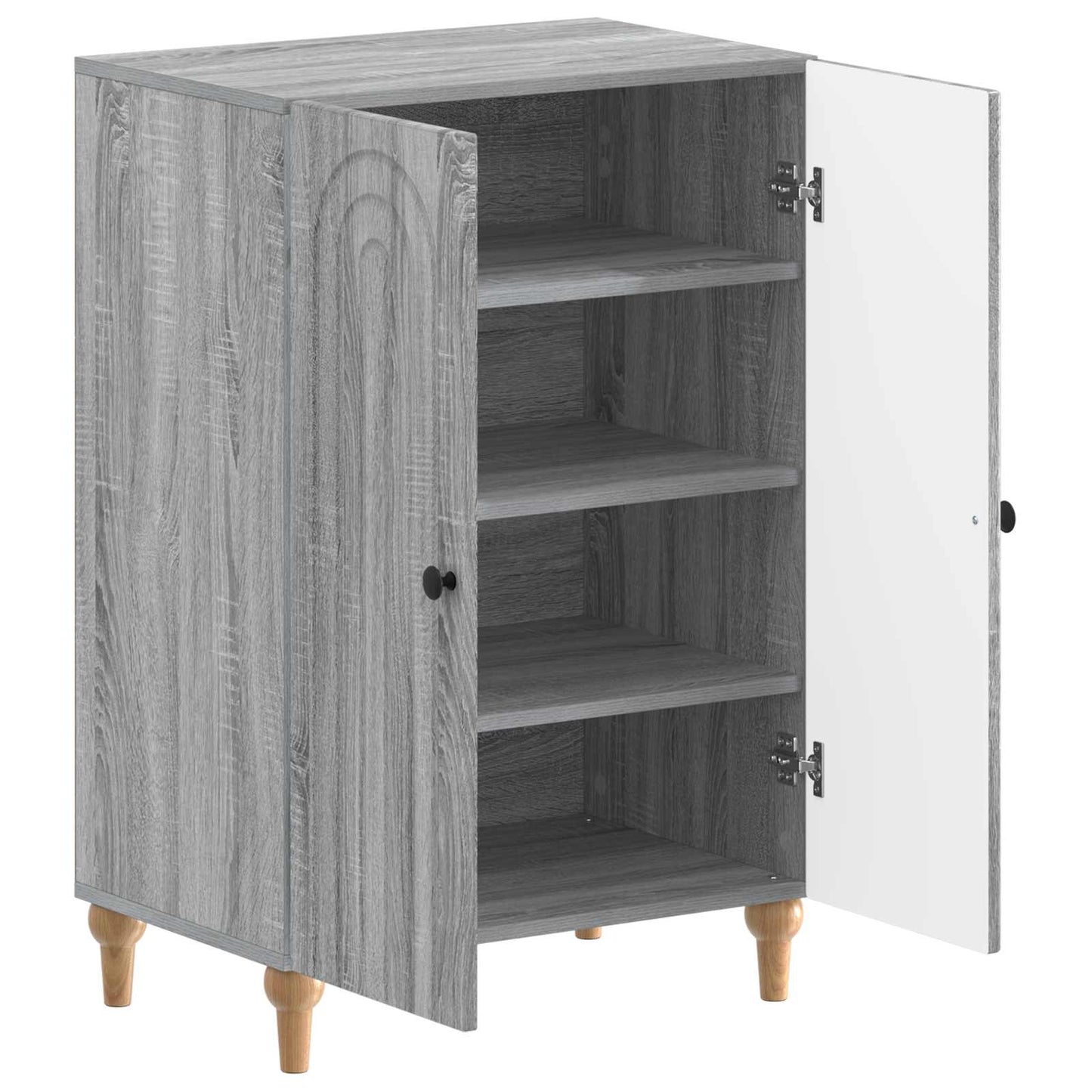 Sko skab ALKMAAR 59,5 x 39,5 x 90 cm Konstrueret træ Grå Sonoma