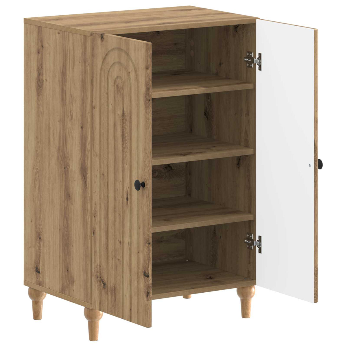 Sko skab ALKMAAR 59,5 x 39,5 x 90 cm Konstrueret træ Artisan-eg