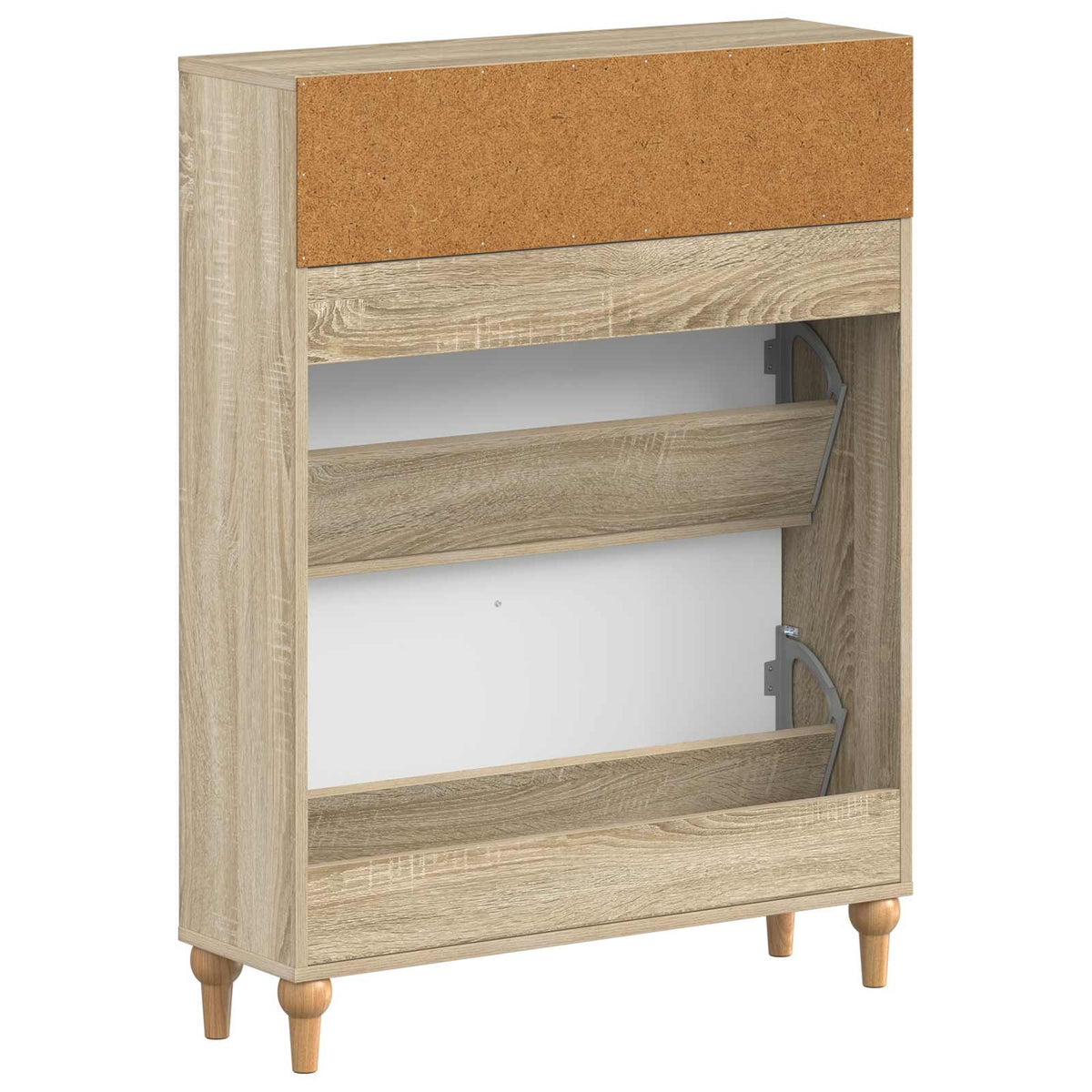 Sko skab ALKMAAR 78 x 24 x 103 cm Konstrueret træ Sonoma-eg