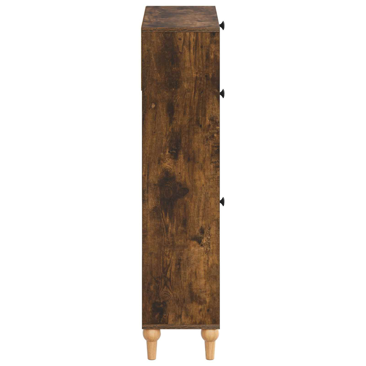 Sko skab ALKMAAR 78 x 24 x 103 cm Konstrueret træ Røget eg