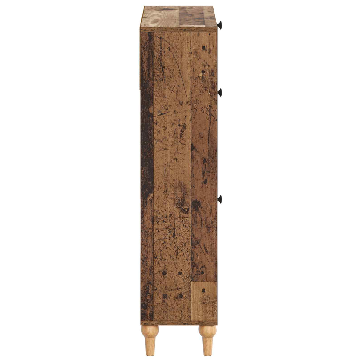 Sko skab ALKMAAR 78 x 24 x 103 cm Konstrueret træ Gammelt træ