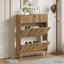 Sko skab ALKMAAR 78 x 24 x 103 cm Konstrueret træ Artisan-eg