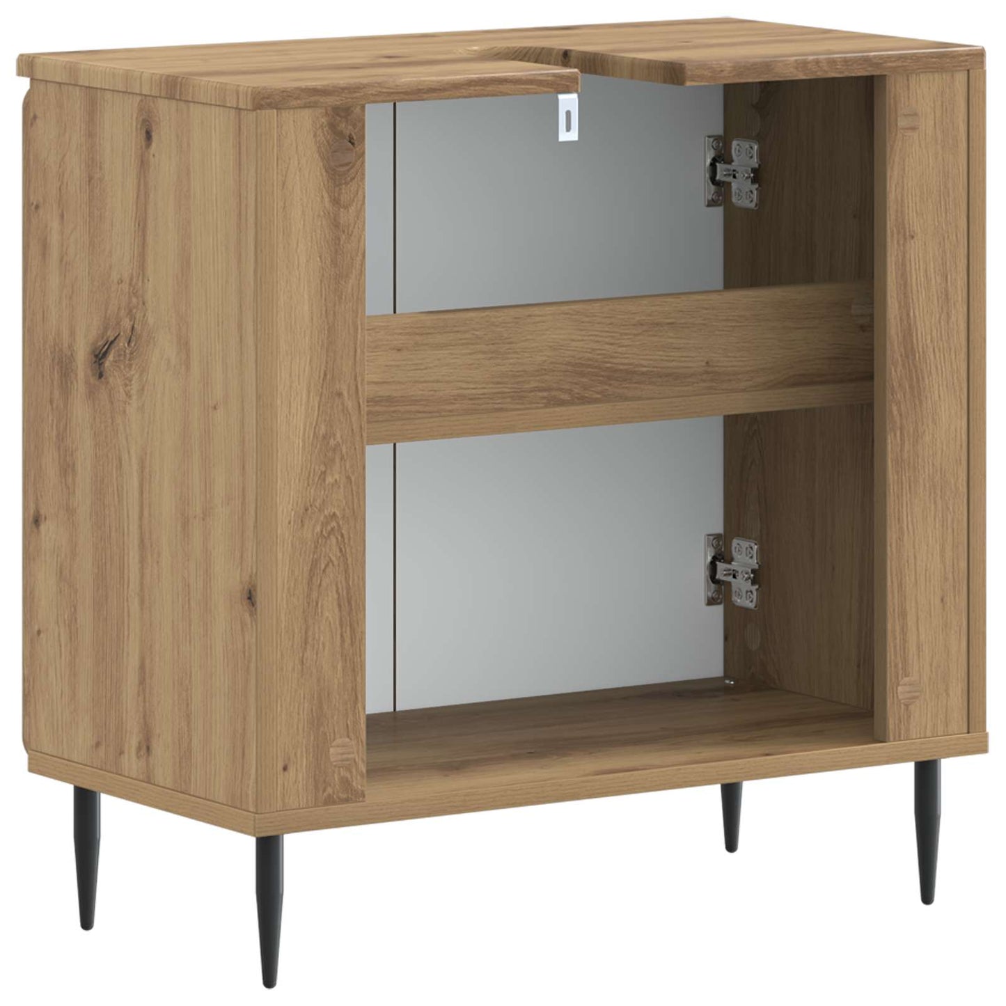 Badeværelsesskabsunder ZWOLLE Artisan-eg 59,5 x 31,5 x 59 cm