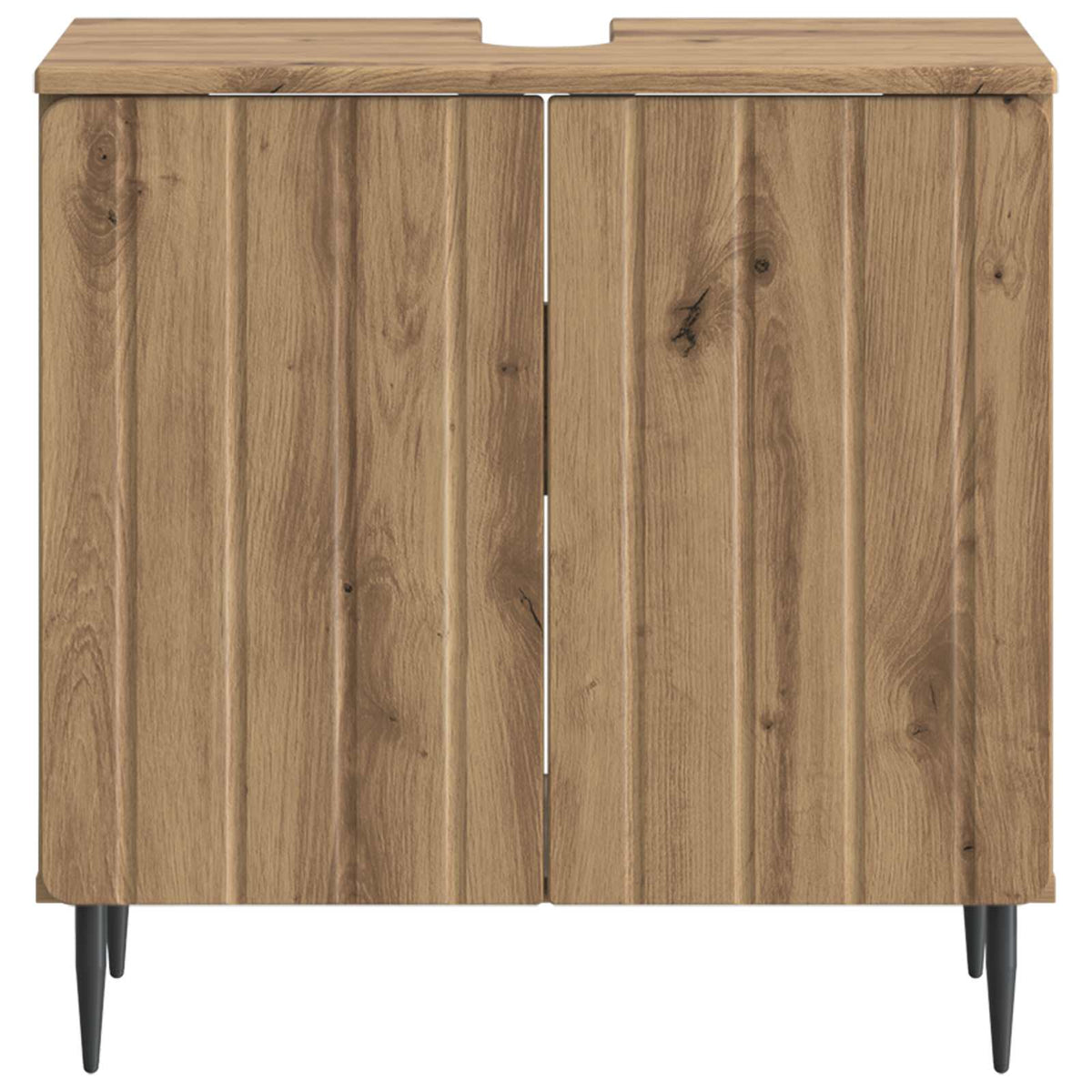 Badeværelsesskabsunder ZWOLLE Artisan-eg 59,5 x 31,5 x 59 cm
