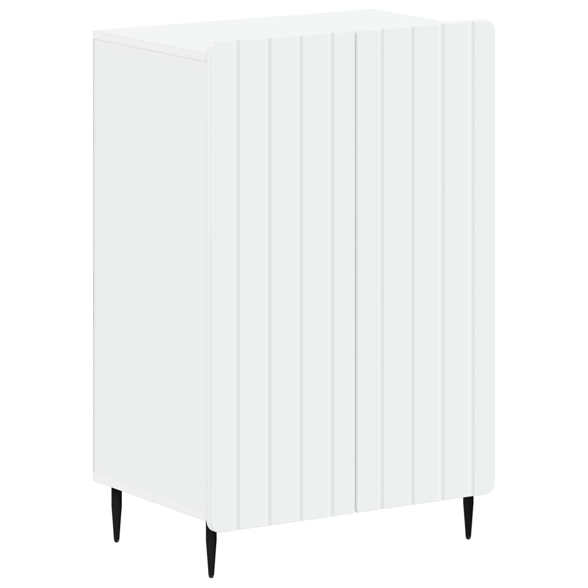Sko skab ZWOLLE 59,5 x 39,5 x 91,5 cm Konstrueret træ Hvid