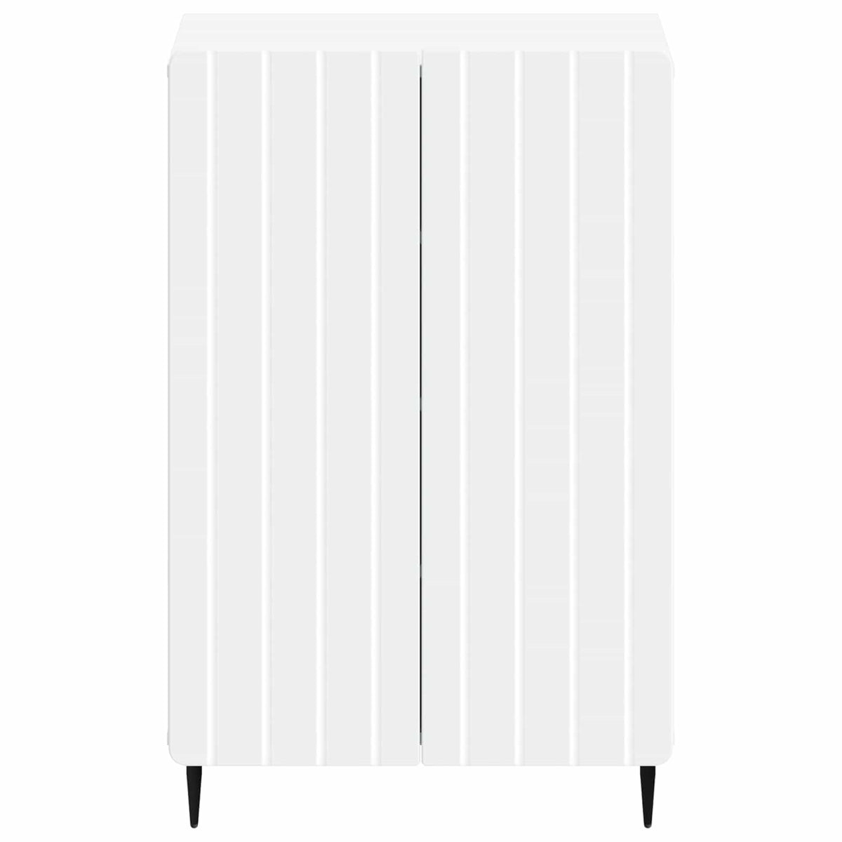 Sko skab ZWOLLE 59,5 x 39,5 x 91,5 cm Konstrueret træ Hvid