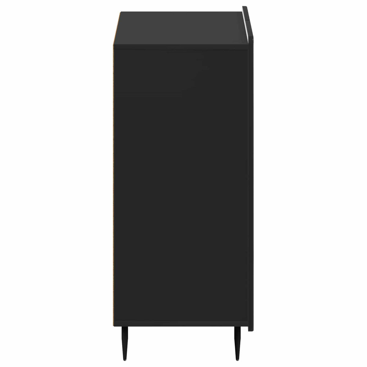 Sko skab ZWOLLE 59,5 x 39,5 x 91,5 cm Konstrueret træ Sort
