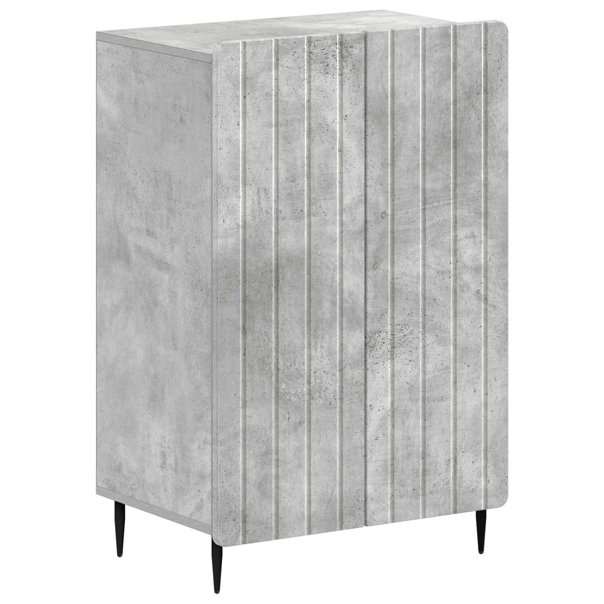 Sko skab ZWOLLE 59,5 x 39,5 x 91,5 cm Konstrueret træ Betongrå