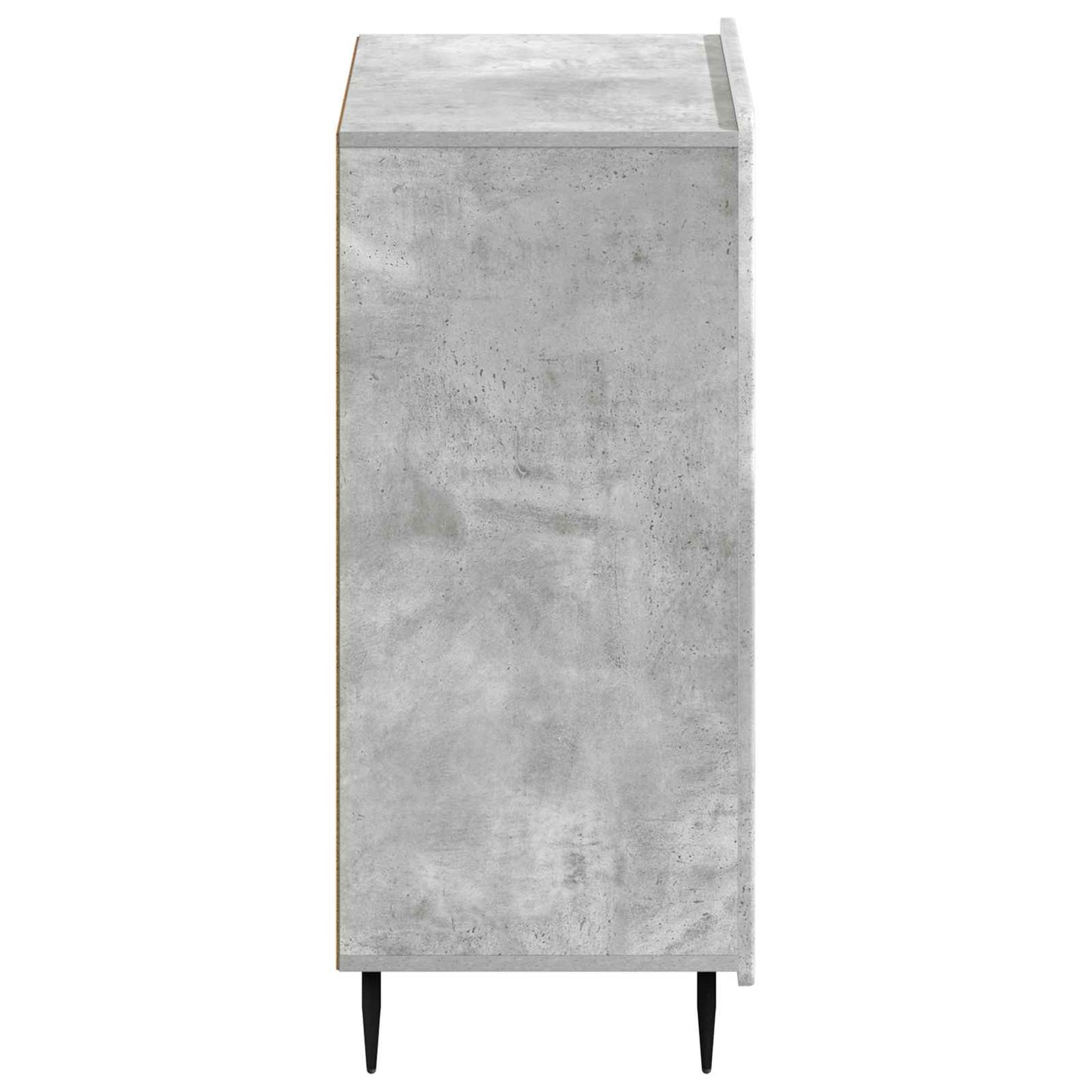 Sko skab ZWOLLE 59,5 x 39,5 x 91,5 cm Konstrueret træ Betongrå