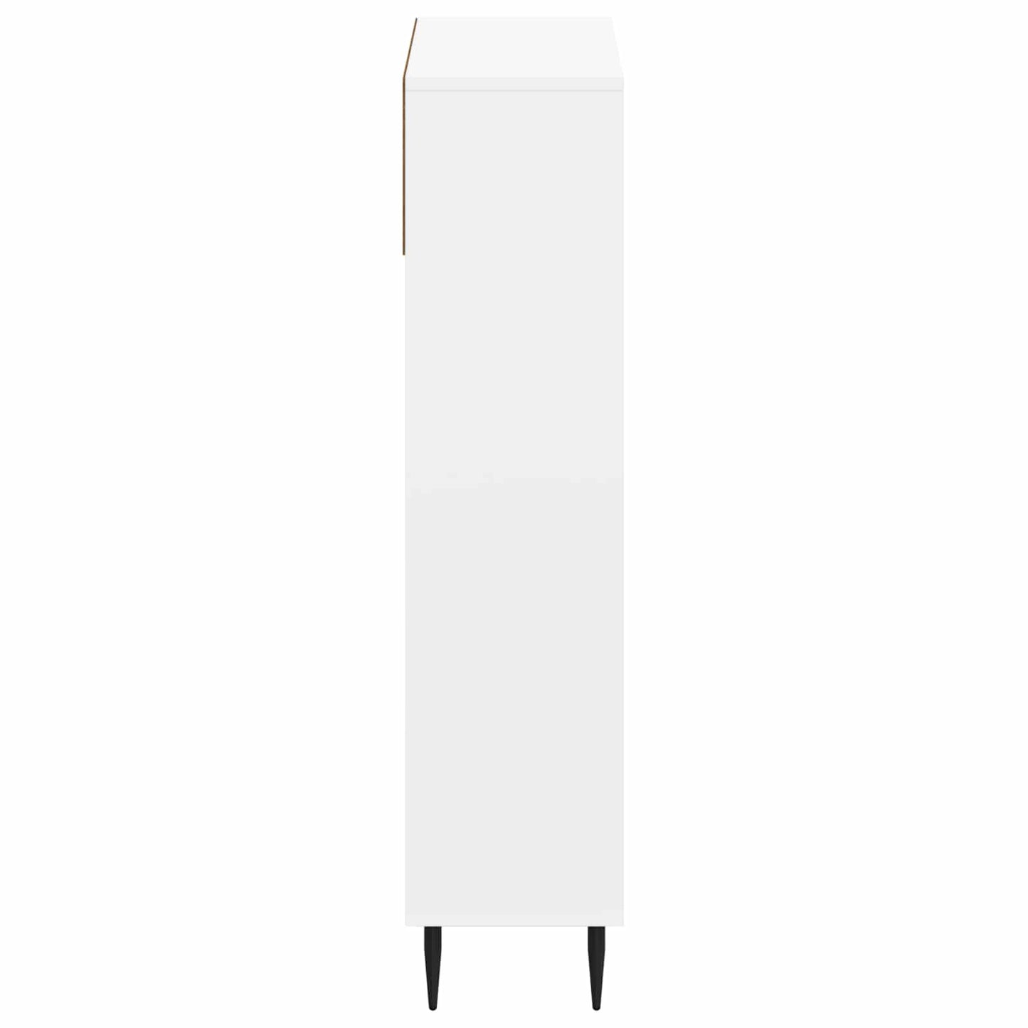 Sko skab ZWOLLE 78 x 24 x 103 cm Konstrueret træ Hvid