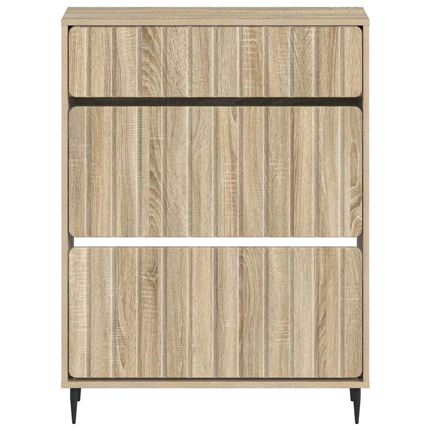 Sko skab ZWOLLE 78 x 24 x 103 cm Konstrueret træ Sonoma-eg
