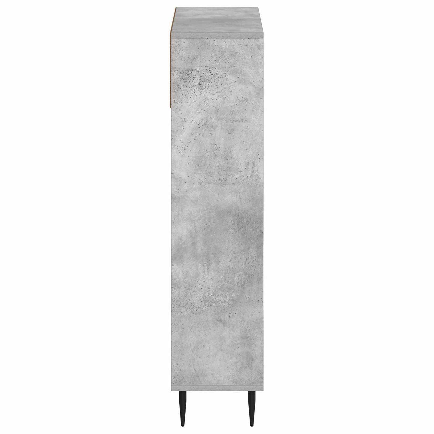 Sko skab ZWOLLE 78 x 24 x 103 cm Konstrueret træ Betongrå