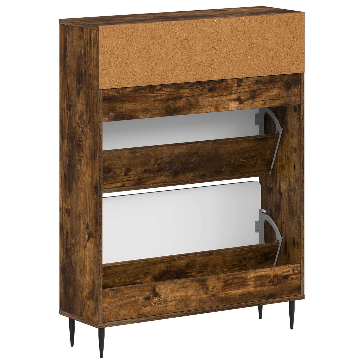 Sko skab ZWOLLE 78 x 24 x 103 cm Konstrueret træ Røget eg