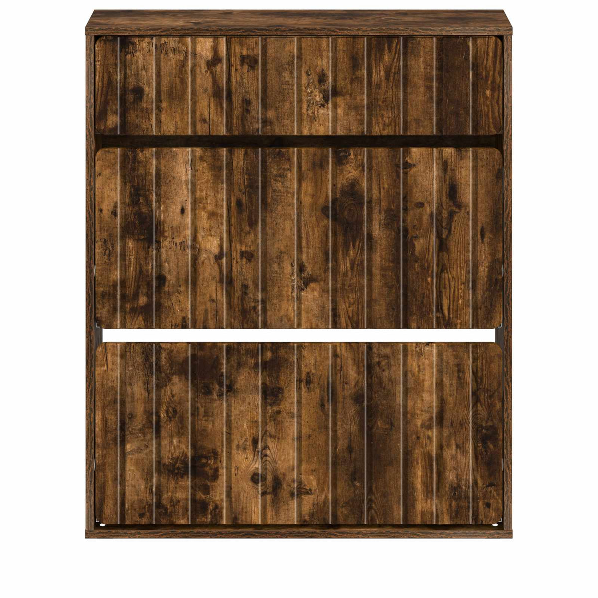 Sko skab ZWOLLE 78 x 24 x 103 cm Konstrueret træ Røget eg