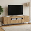 LED TV-skab Artisan-eg Konstrueret træ