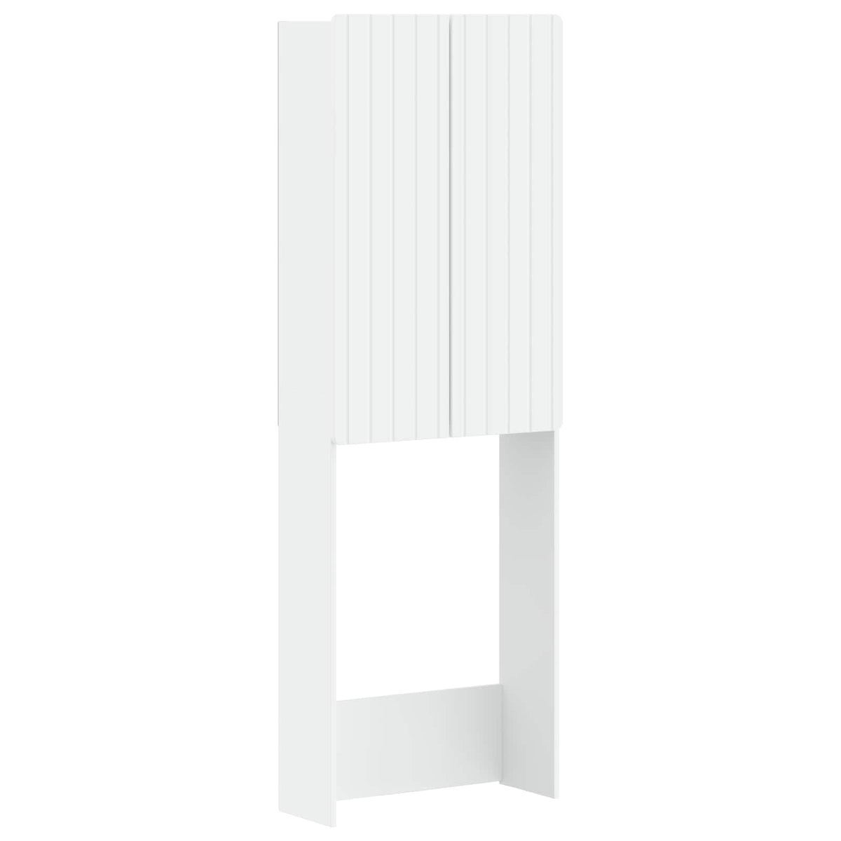 Toilet Skab ZWOLLE Hvid 66 x 25,5 x 190 cm Konstrueret træ