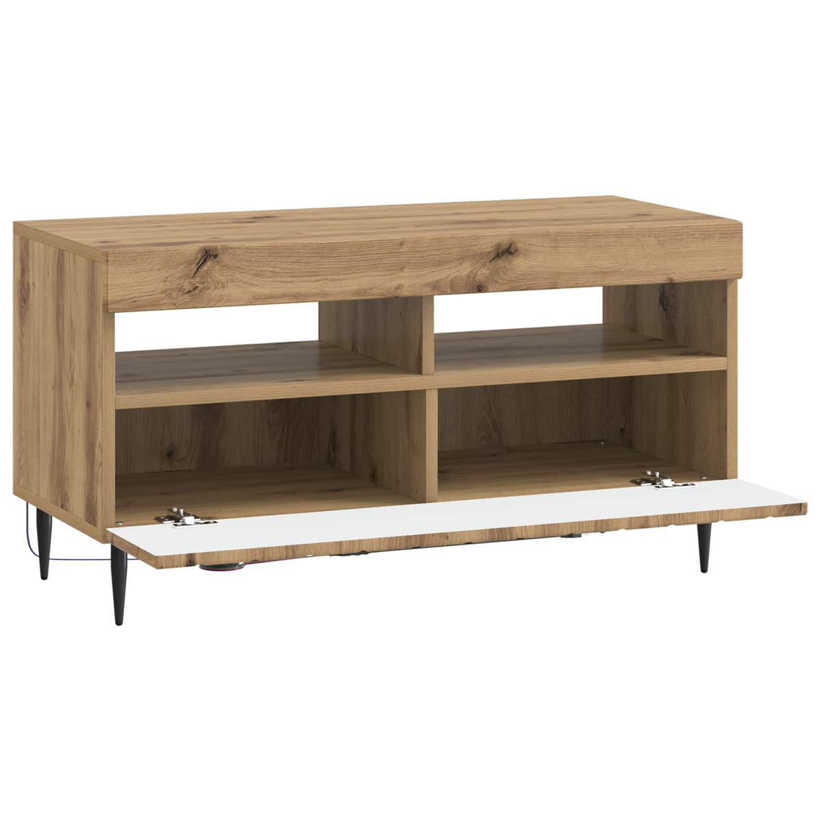 LED TV-skab Artisan-eg Konstrueret træ