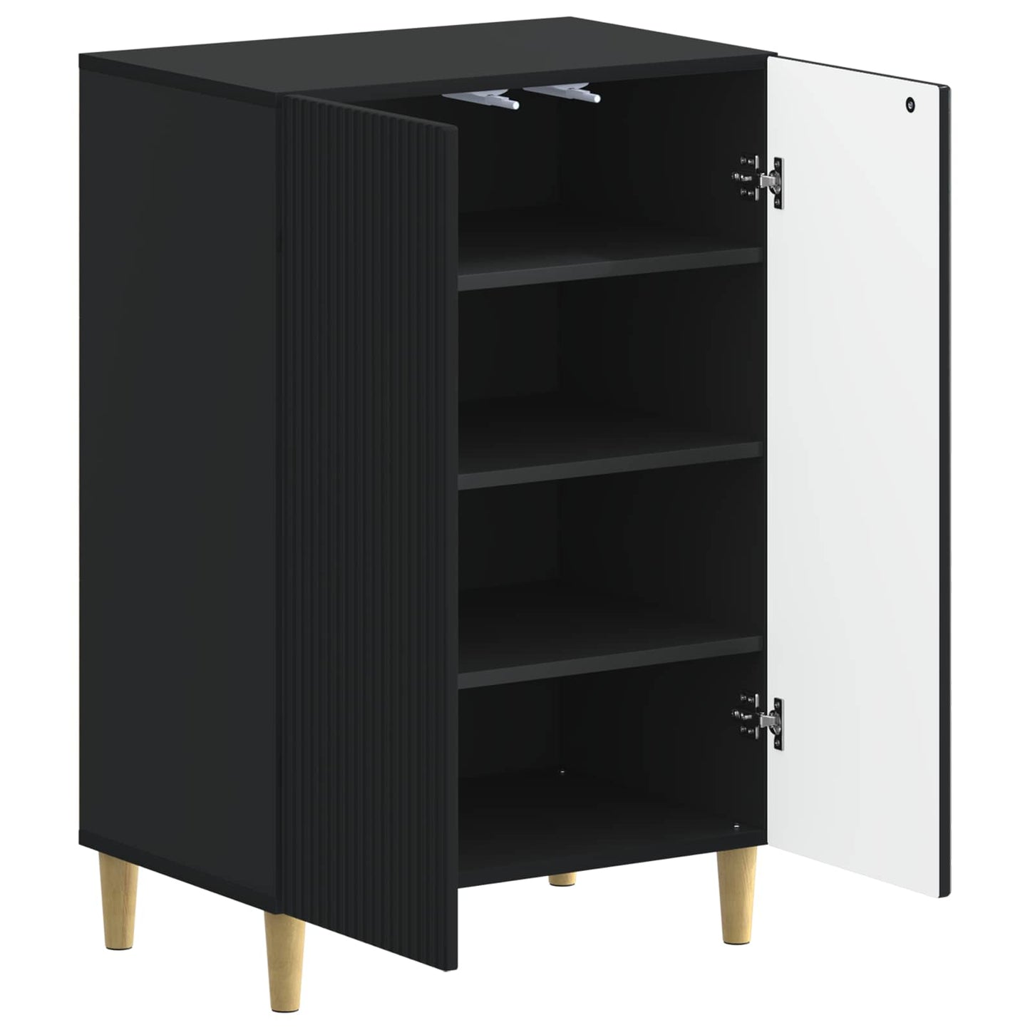 Sko skab ARNHEM 59,5 x 39,5 x 90 cm Konstrueret træ Sort
