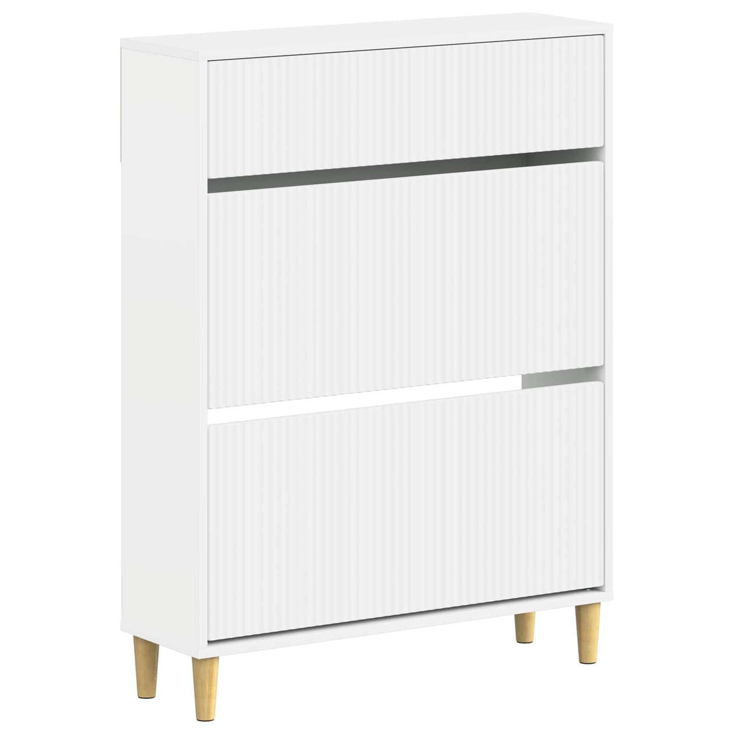 Sko skab ARNHEM 78 x 24 x 103 cm Konstrueret træ Hvid