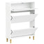 Sko skab ARNHEM 78 x 24 x 103 cm Konstrueret træ Hvid