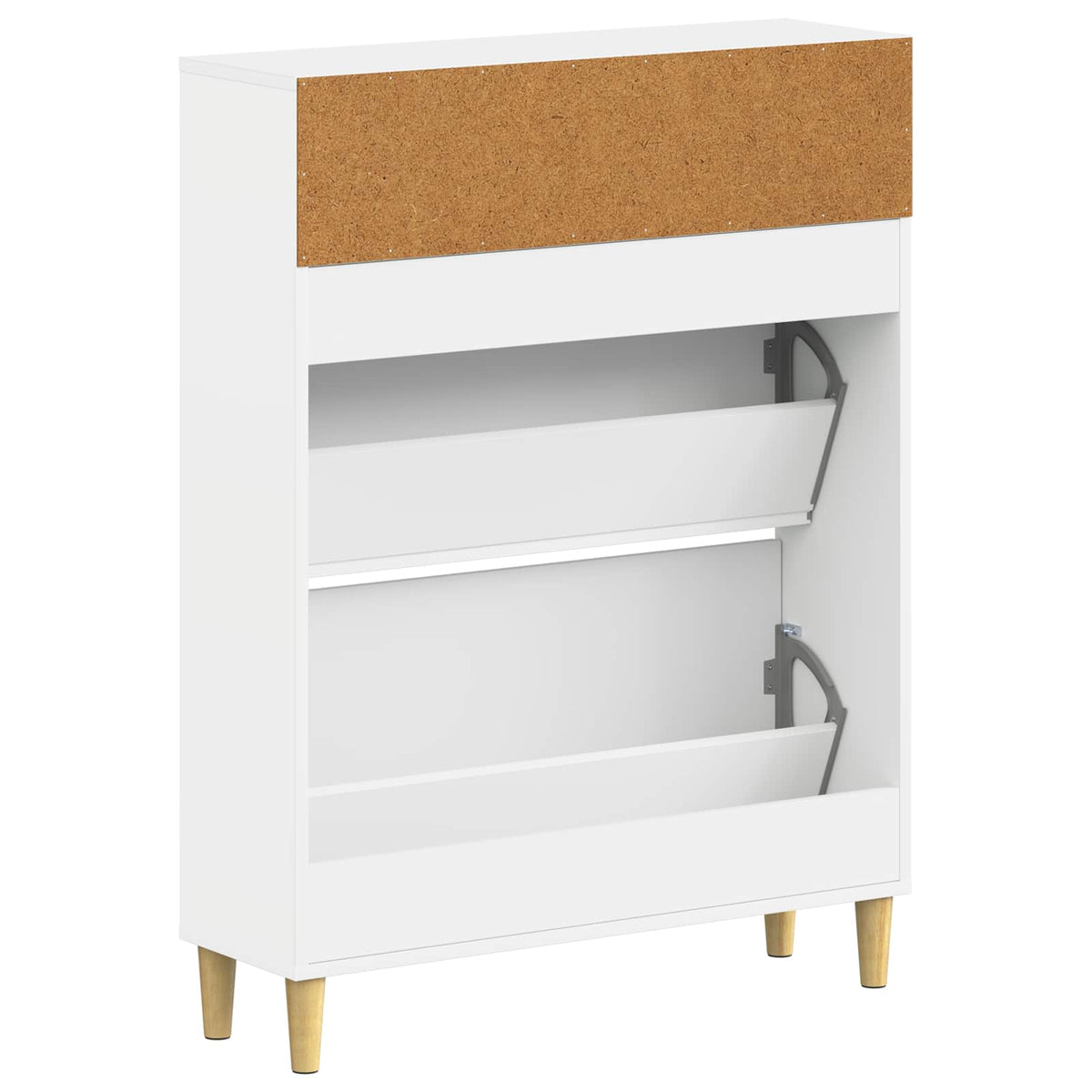 Sko skab ARNHEM 78 x 24 x 103 cm Konstrueret træ Hvid