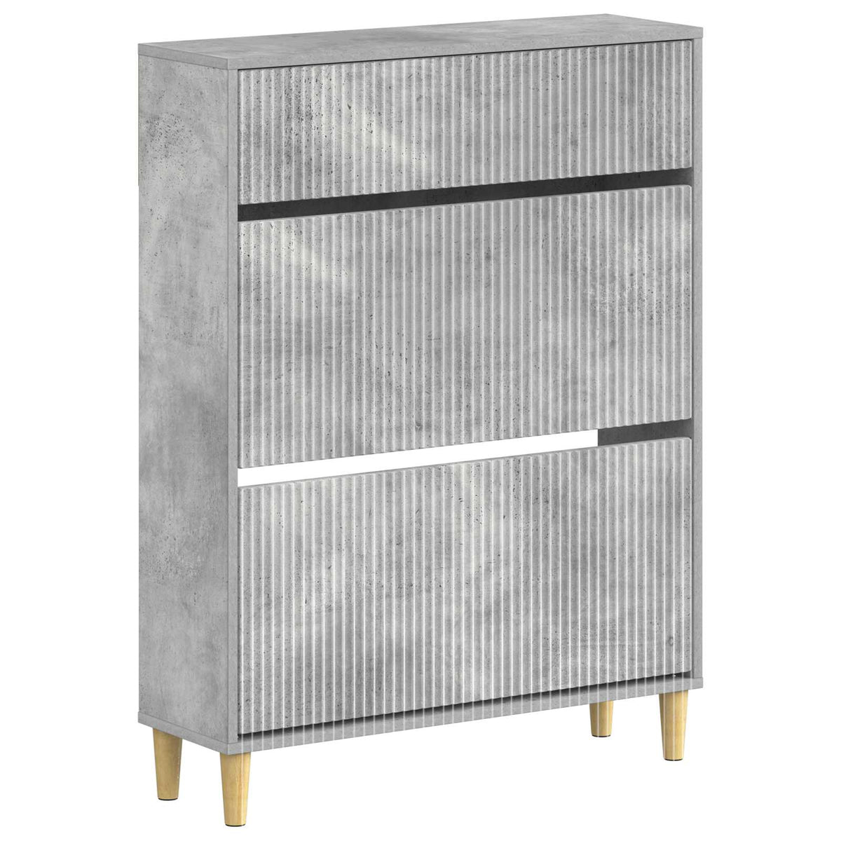 Sko skab ARNHEM 78 x 24 x 103 cm Konstrueret træ Betongrå