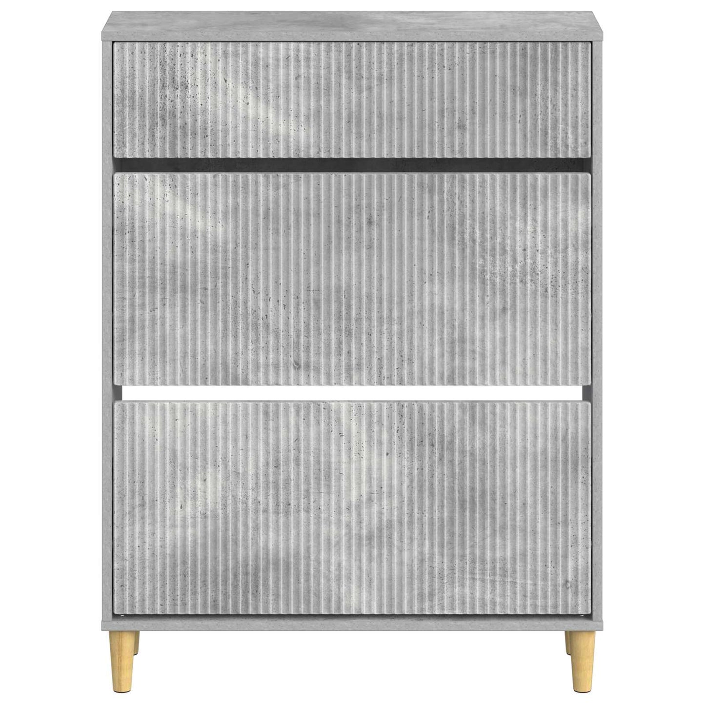 Sko skab ARNHEM 78 x 24 x 103 cm Konstrueret træ Betongrå