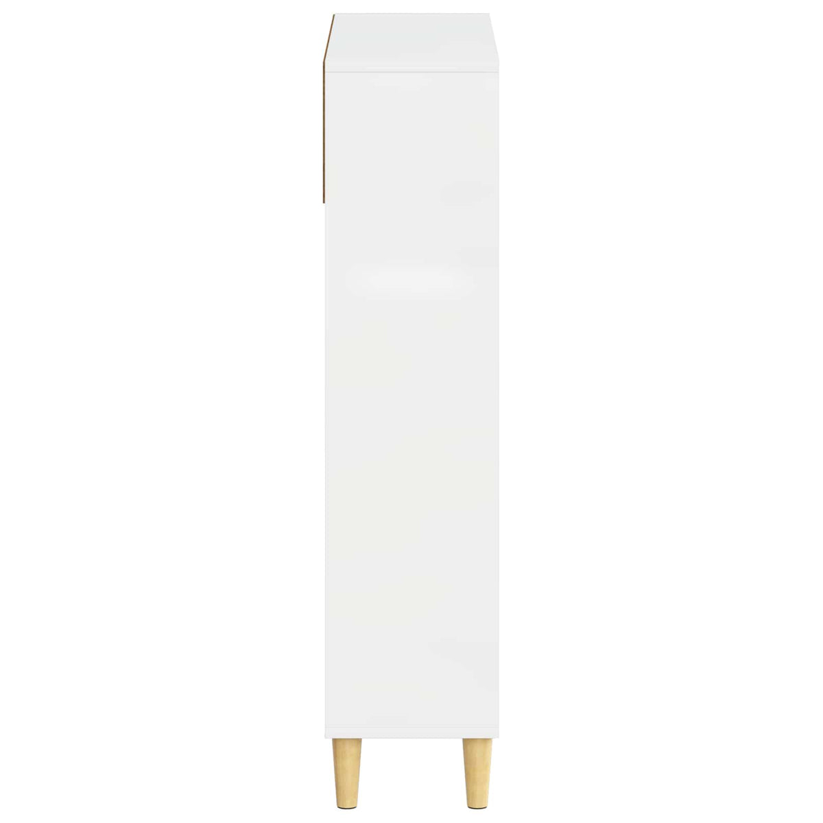 Sko skab ARNHEM 78 x 24 x 103 cm Konstrueret træ Hvid højglans