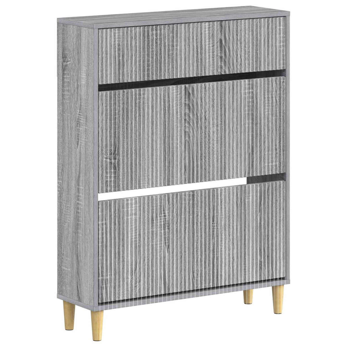Sko skab ARNHEM 78 x 24 x 103 cm Konstrueret træ Grå Sonoma