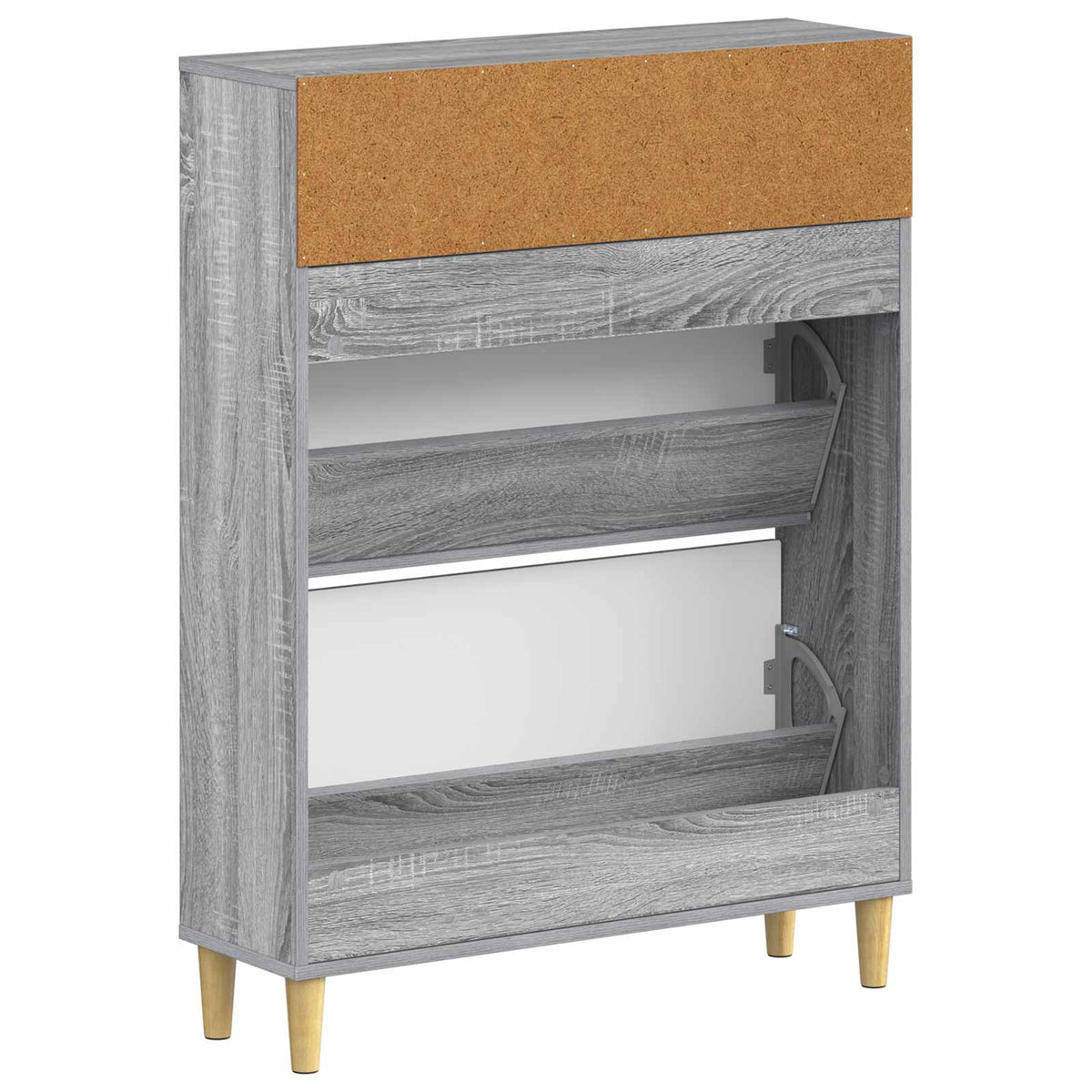 Sko skab ARNHEM 78 x 24 x 103 cm Konstrueret træ Grå Sonoma