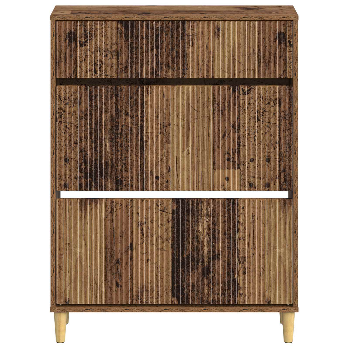 Sko skab ARNHEM 78 x 24 x 103 cm Konstrueret træ Gammelt træ