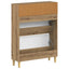 Sko skab ARNHEM 78 x 24 x 103 cm Konstrueret træ Artisan-eg