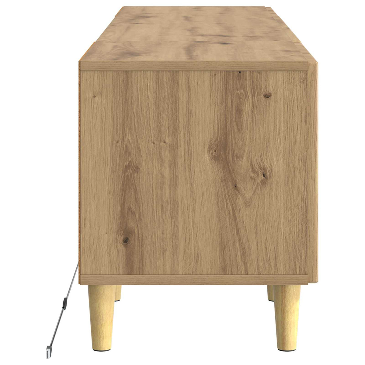 LED TV-skab Artisan-eg Konstrueret træ