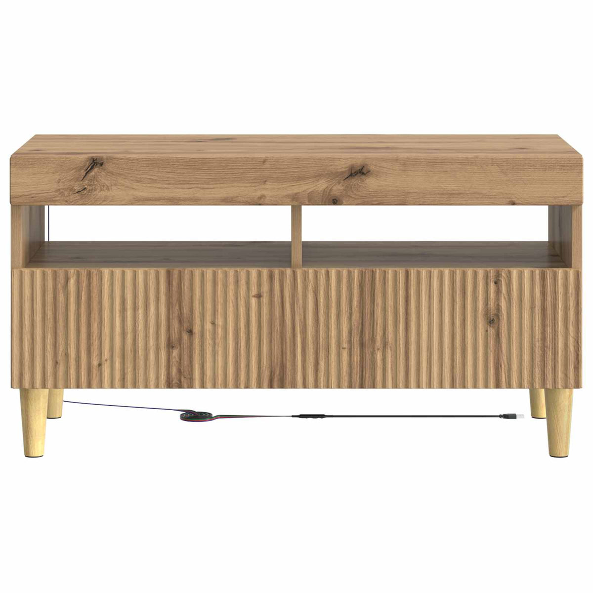 LED TV-skab Artisan-eg Konstrueret træ