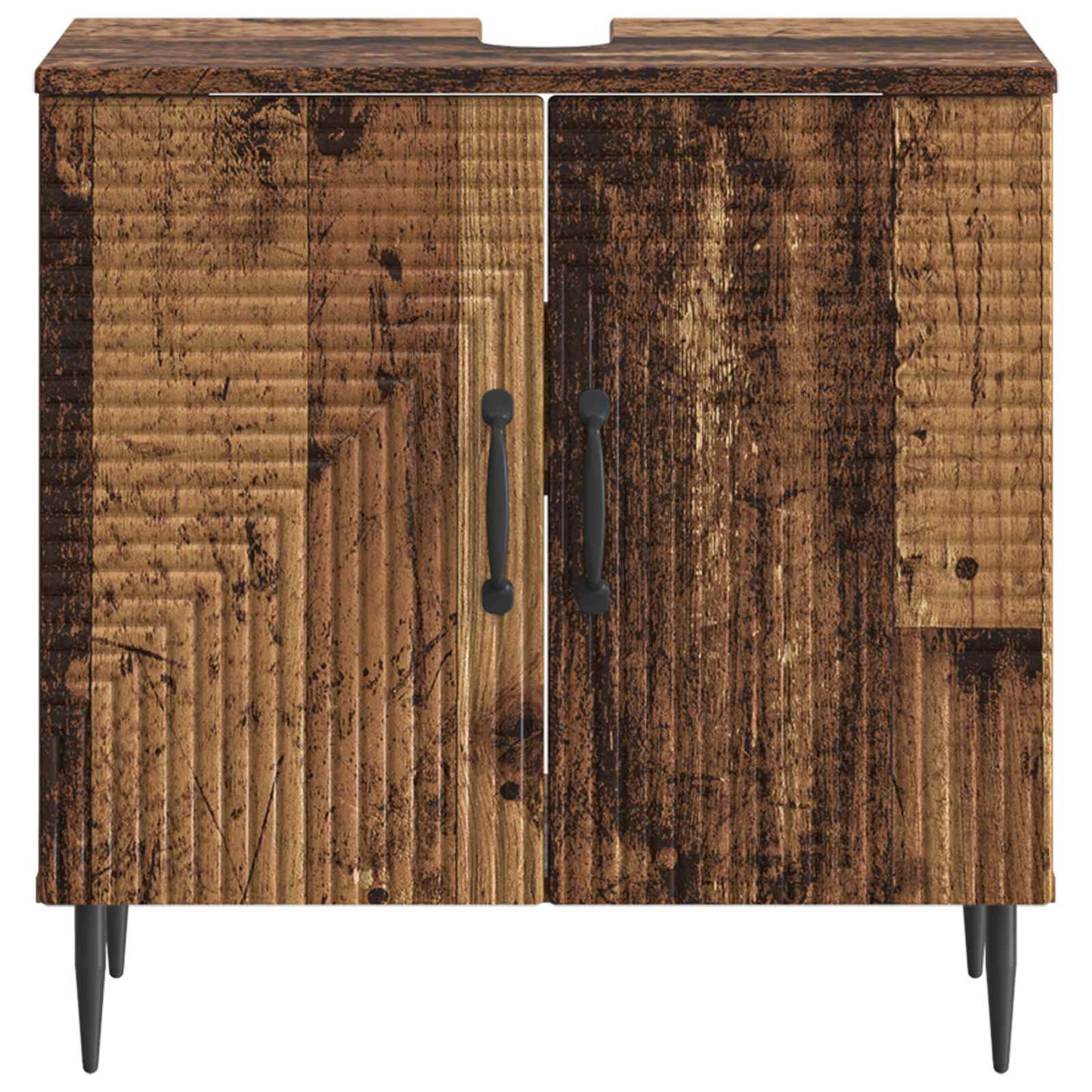 Badeværelsesskabsunder HAARLEM Gammelt træ 59,5 x 31,5 x 59 cm