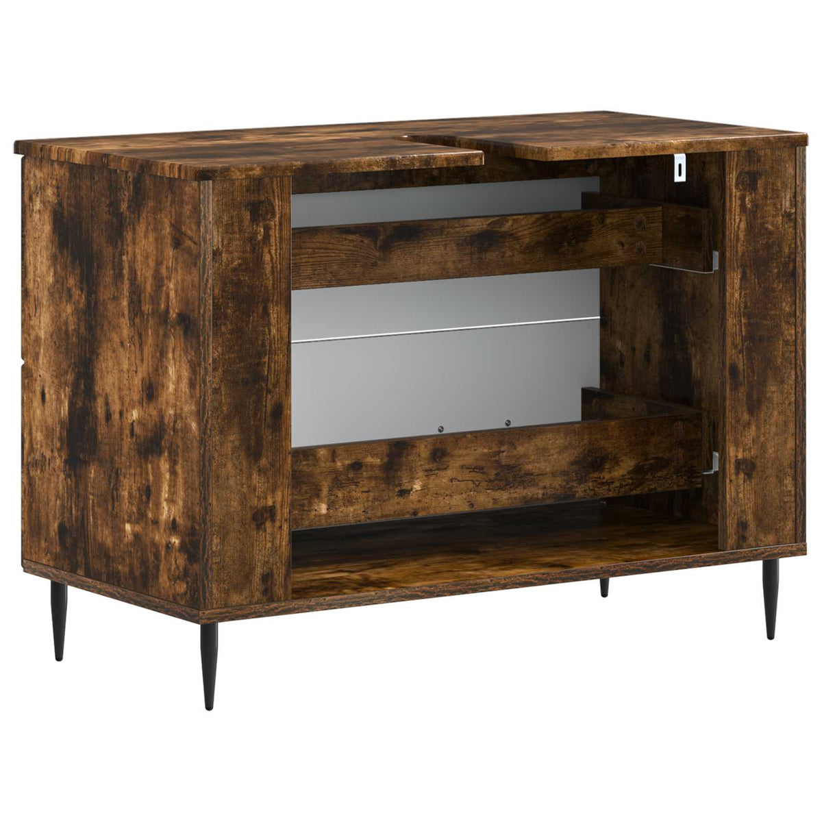 Badeværelsesskabsunder HAARLEM Røget eg 82 x 41 x 58,5 cm