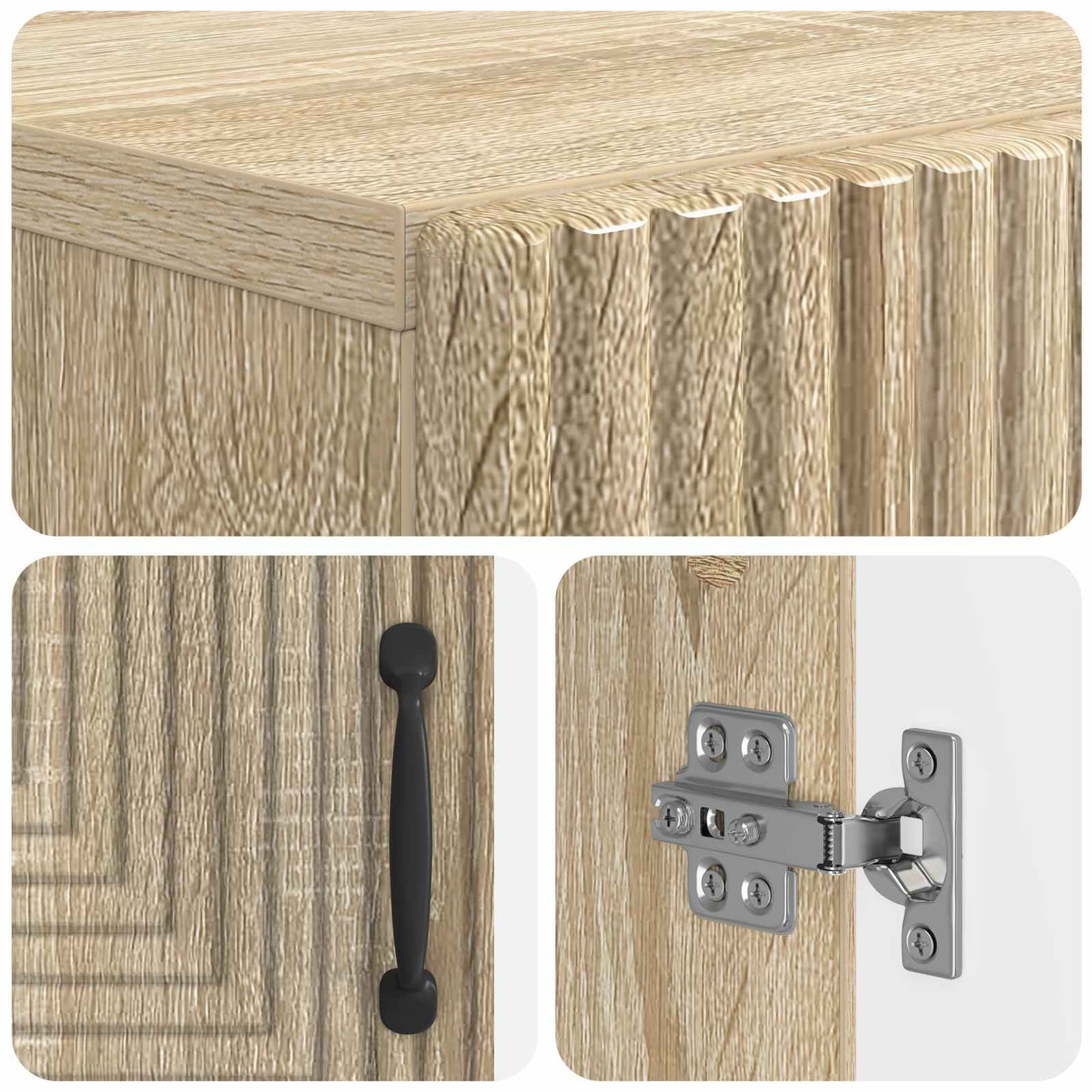 Sko skab HAARLEM 59,5 x 39,5 x 89,5 cm Konstrueret træ