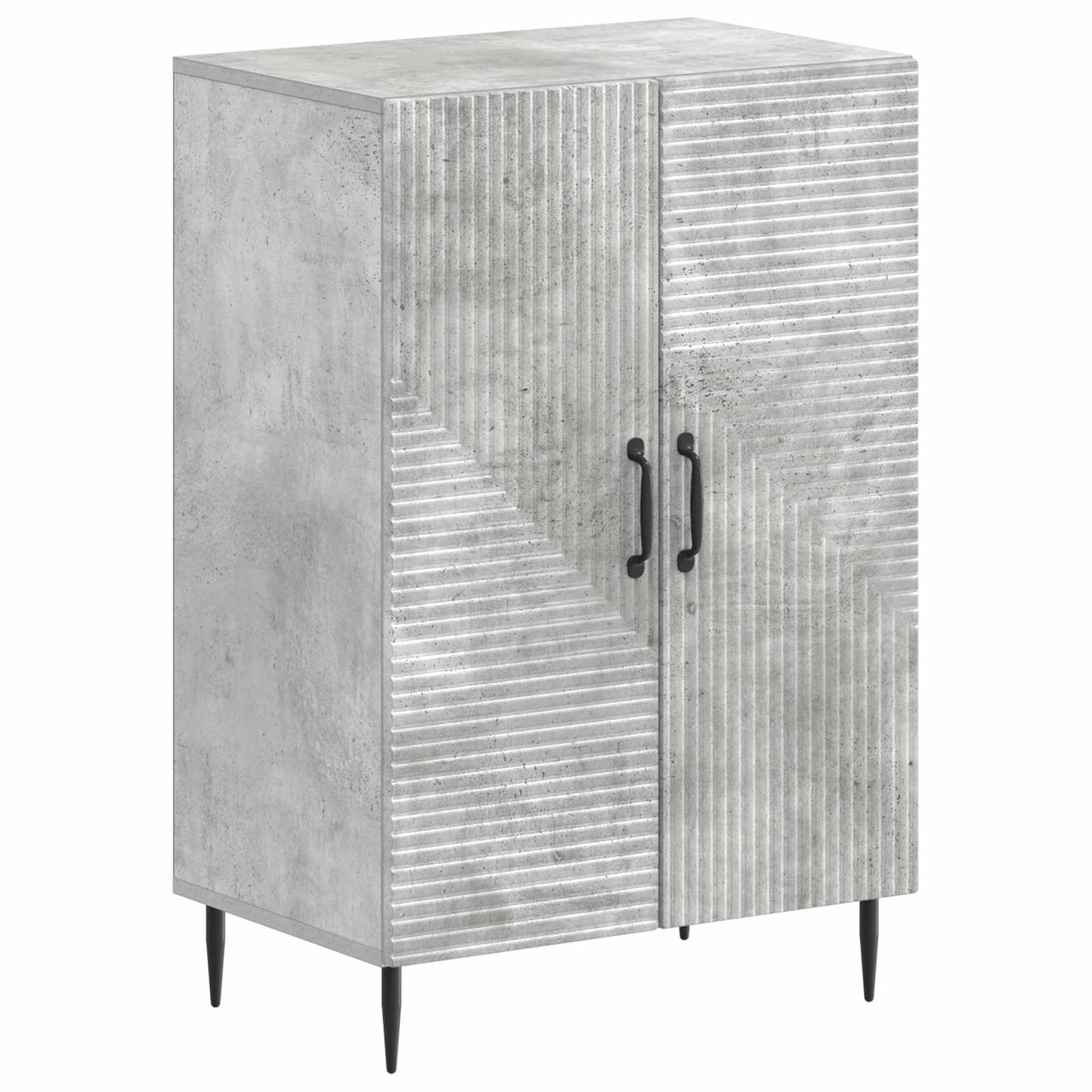 Sko skab HAARLEM 59,5 x 39,5 x 89,5 cm Konstrueret træ Betongrå