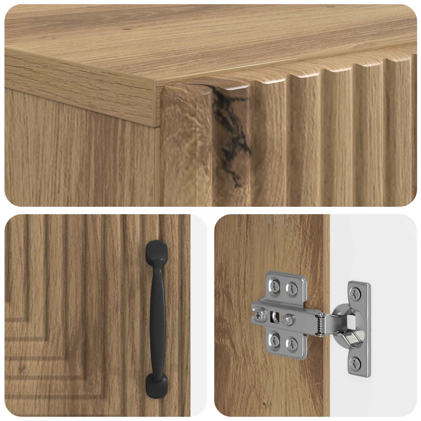 Sko skab HAARLEM 59,5 x 39,5 x 89,5 cm Konstrueret træ