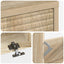 Sko skab HAARLEM 78 x 24 x 103 cm Konstrueret træ Sonoma-eg