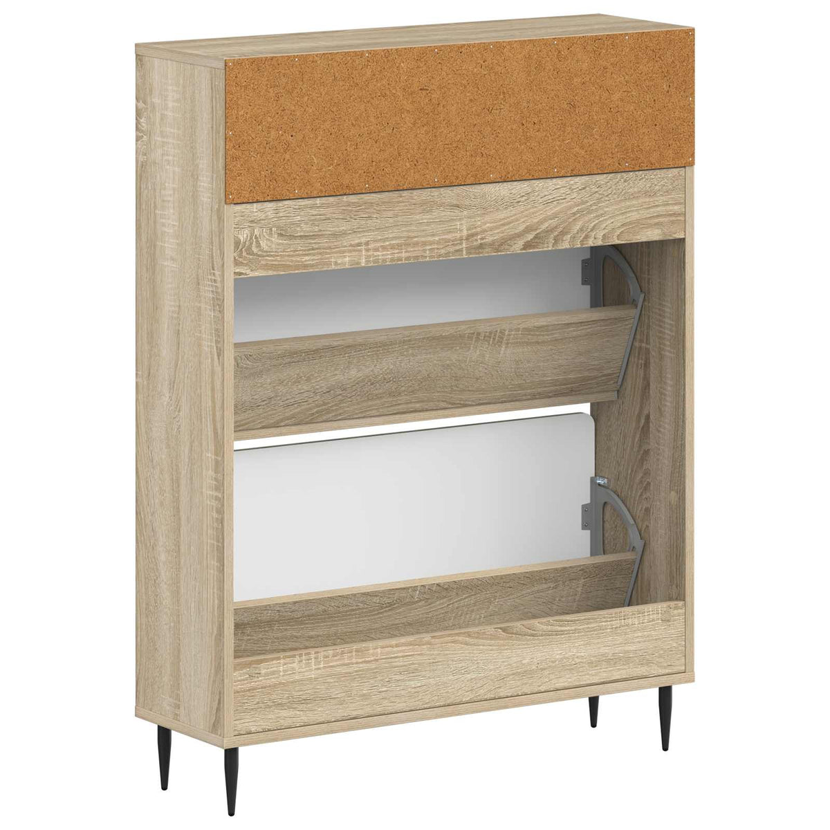 Sko skab HAARLEM 78 x 24 x 103 cm Konstrueret træ Sonoma-eg
