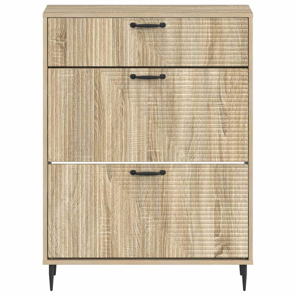 Sko skab HAARLEM 78 x 24 x 103 cm Konstrueret træ Sonoma-eg