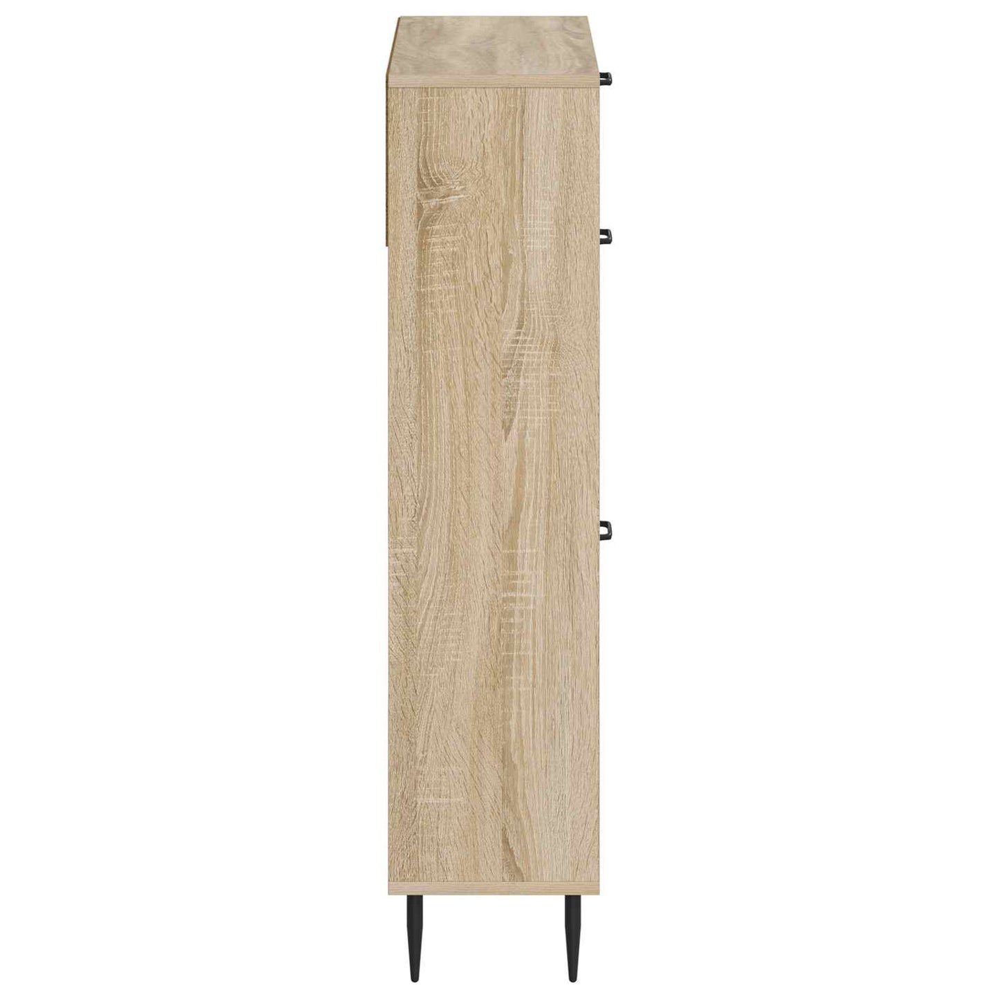 Sko skab HAARLEM 78 x 24 x 103 cm Konstrueret træ Sonoma-eg