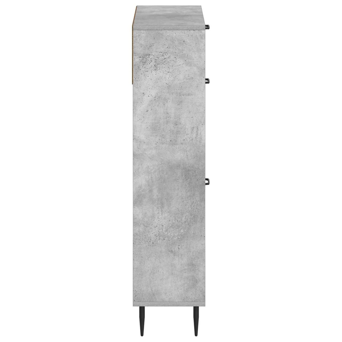 Sko skab HAARLEM 78 x 24 x 103 cm Konstrueret træ Betongrå