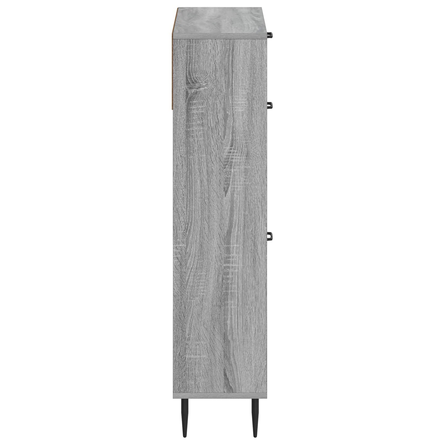 Sko skab HAARLEM 78 x 24 x 103 cm Konstrueret træ Grå Sonoma