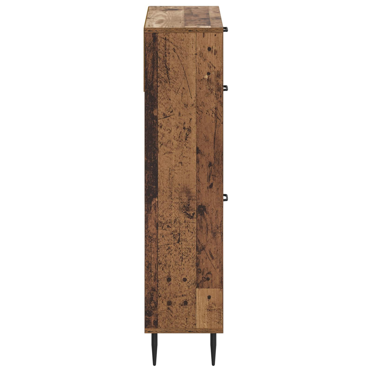 Sko skab HAARLEM 78 x 24 x 103 cm Konstrueret træ Gammelt træ
