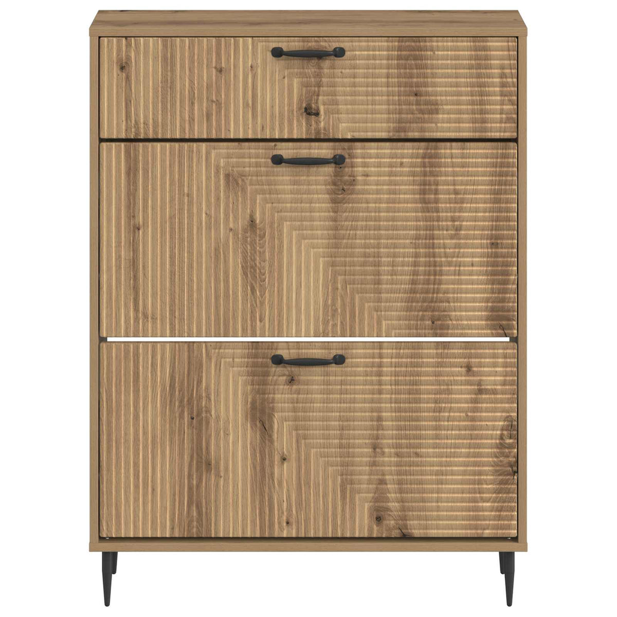 Sko skab HAARLEM 78 x 24 x 103 cm Konstrueret træ Artisan-eg