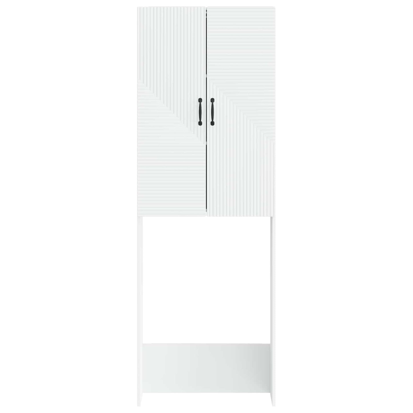 Toilet Skab HAARLEM Hvid 66 x 25,5 x 190 cm Konstrueret træ