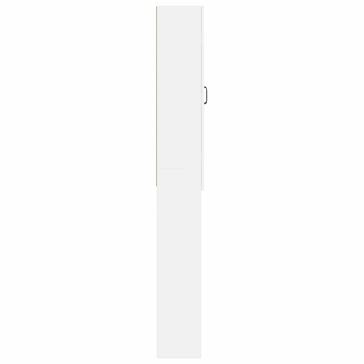 Toilet Skab HAARLEM Hvid 66 x 25,5 x 190 cm Konstrueret træ