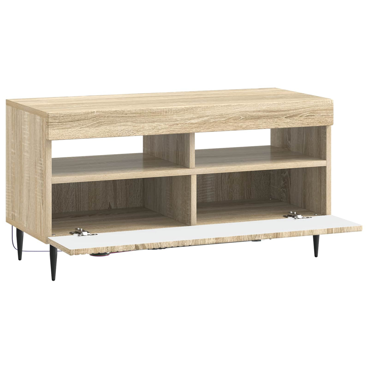 LED TV-skab Sonoma-eg Konstrueret træ